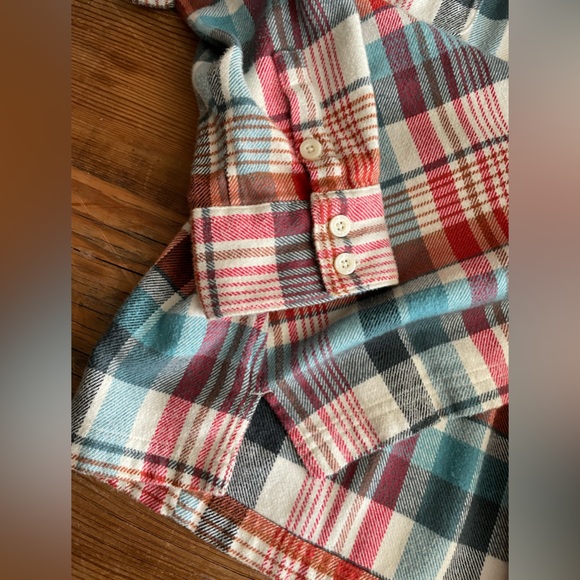 🟨🟩Patagonia Organic Cotton Flannel sz 12 🟩🟧 - Picture 7 of 8